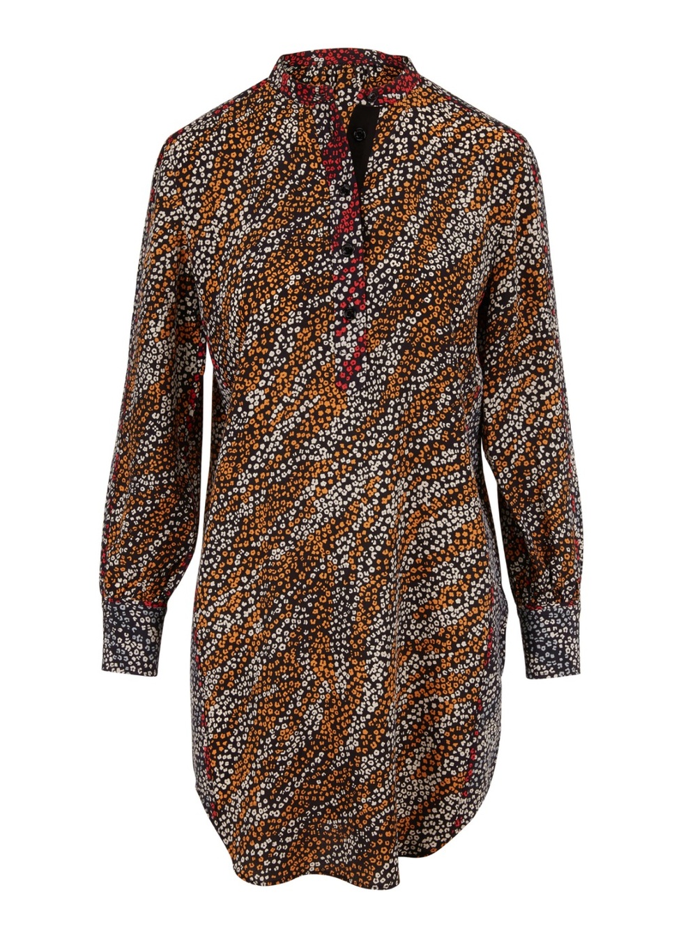 RAG & BONE 100% SILK COLETTE SHIRTDRESS, SIZE M.